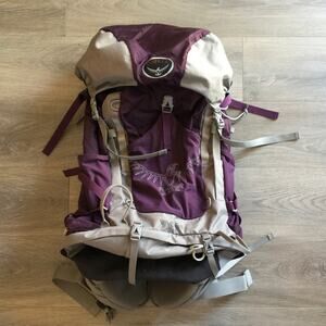 Osprey Viva 65 L Purple Womens Hiking Hydration Backpack Day Pack Travel Bag